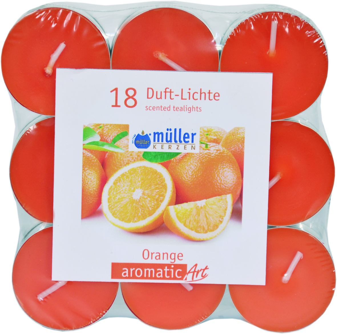 Lumânări parfumate tealight 18 buc/set – portocale