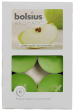 Aromatic tealight candles 6 pieces – Green Apple