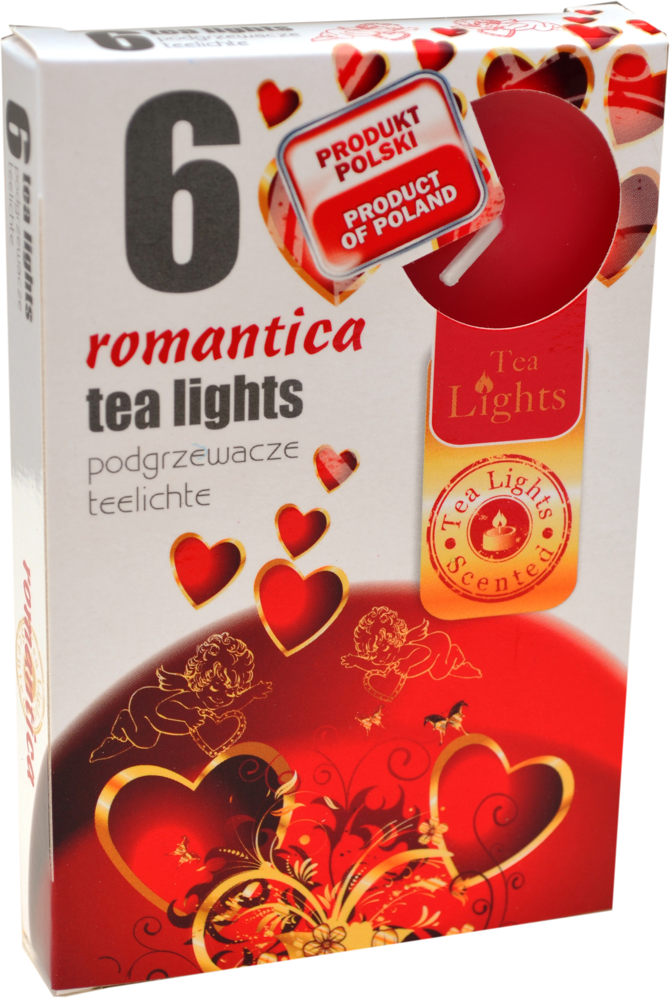 Ароматни чаени свещи 6 бр. - романтика
