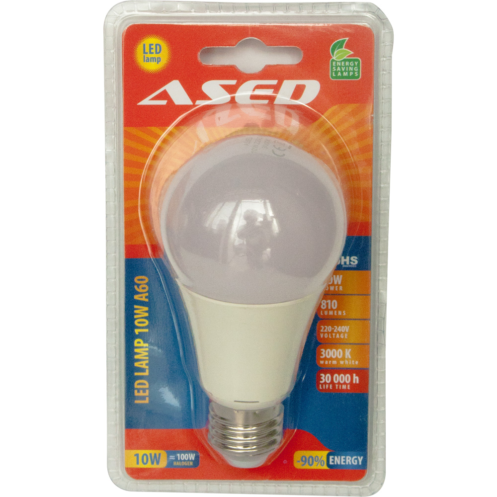 LED крушка ALU-INSIDE, A60;10W;810lm;E27;220-240