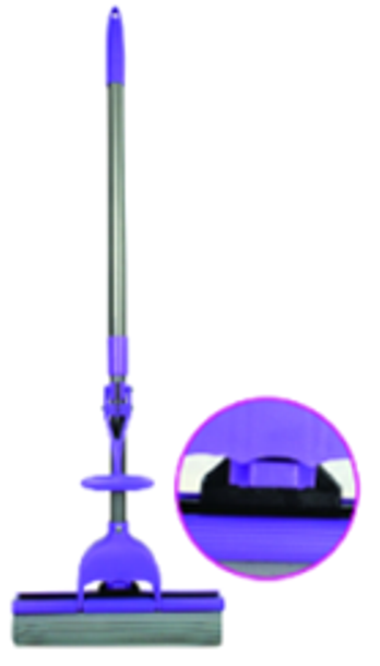 Mop PEARL LUXE cu mecanism de stoarcere cu mâner de 120 cm ASED
