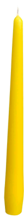 Tapered candle 1 pcs - yellow